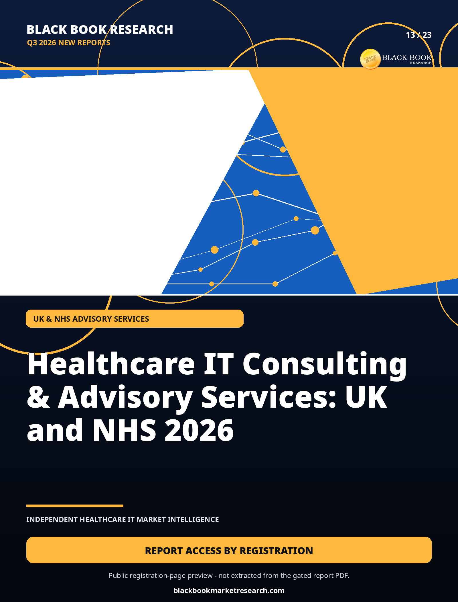 Cover: Healthcare IT Consulting and Advisory Services: UK and NHS 2026